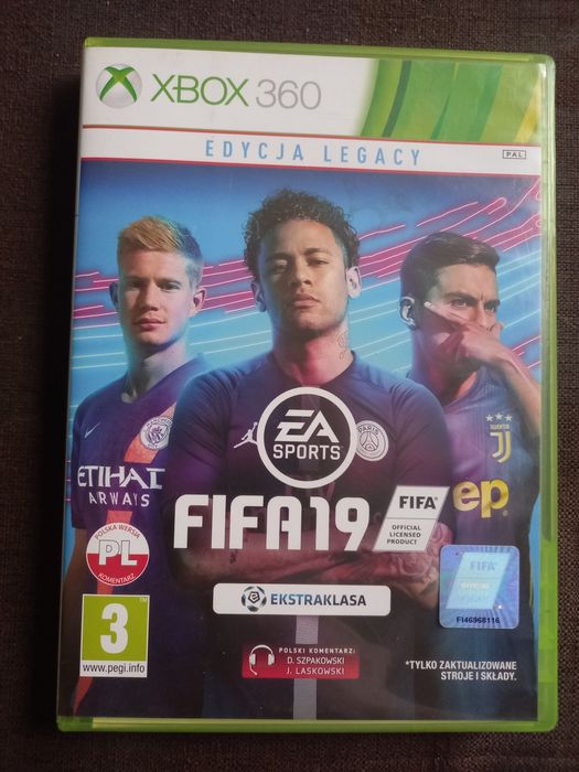 Gra Fifa 19 PL na konsolę xbox 360