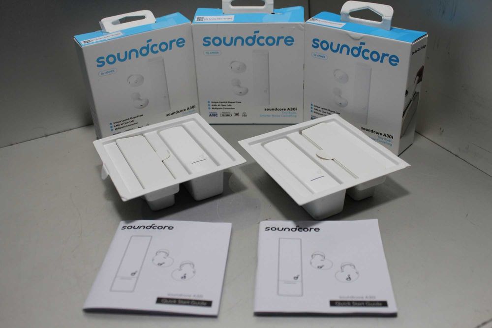 Навушники вкладиші бездротові TWS Anker SoundСore A30i White