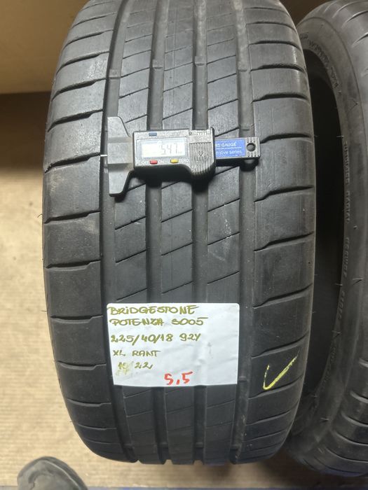 2x 225/40R18 92Y BRIDGESTONE POTENZA S005 opony letnie XL RANT