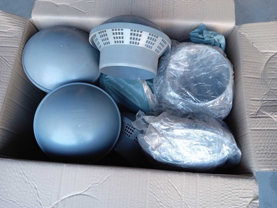 Daszek kominek wywiewka kanału kanalizacji PCV