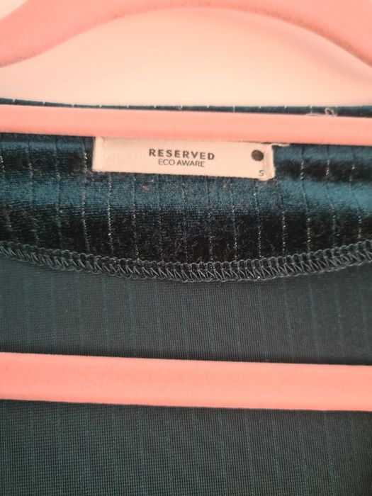 Sukienka welurowa Reserved r.36/ s
