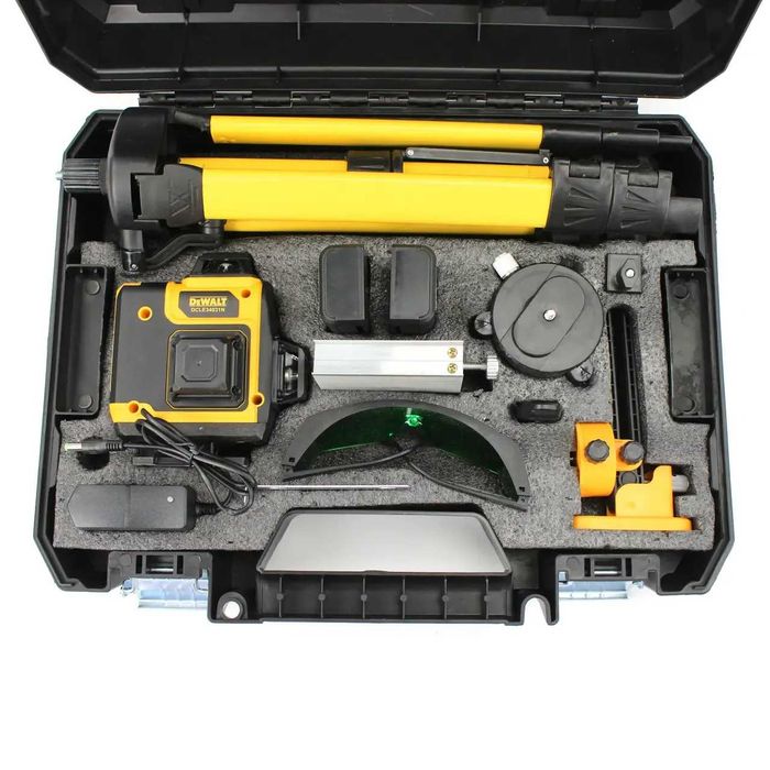 Лазерний нівелір DeWalt 4D рівень зі штативом Деволт арт 1748