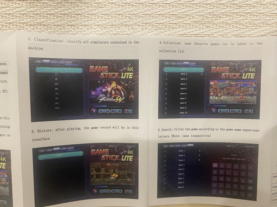 Ігрова приставка Game Stick Lite 64 Gb для ТВ, 4k Ultra HD, 2 геймпада