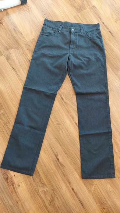 Spodnie eleganckie Chinos Stanley Jeans L:32 szare