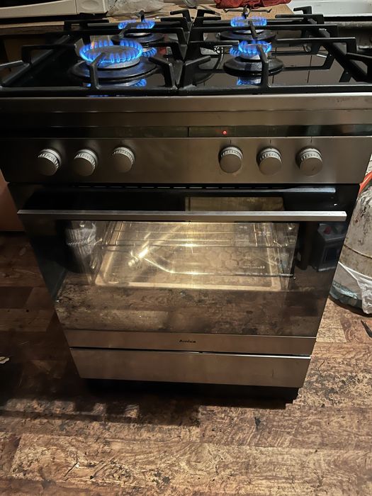 Kuchnia kuchenka gazowo-elektryczna Amica 60cm szklo rozen dowoz