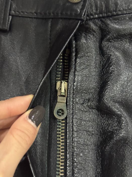 Брюки із натуральної шкіри нові з етикетками