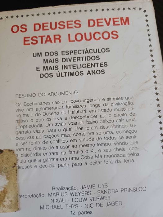 Os Deuses devem estar loucos vhs