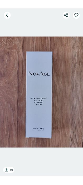 Serum modelujące do szyi i dekoltu NoVage Oriflame nowe