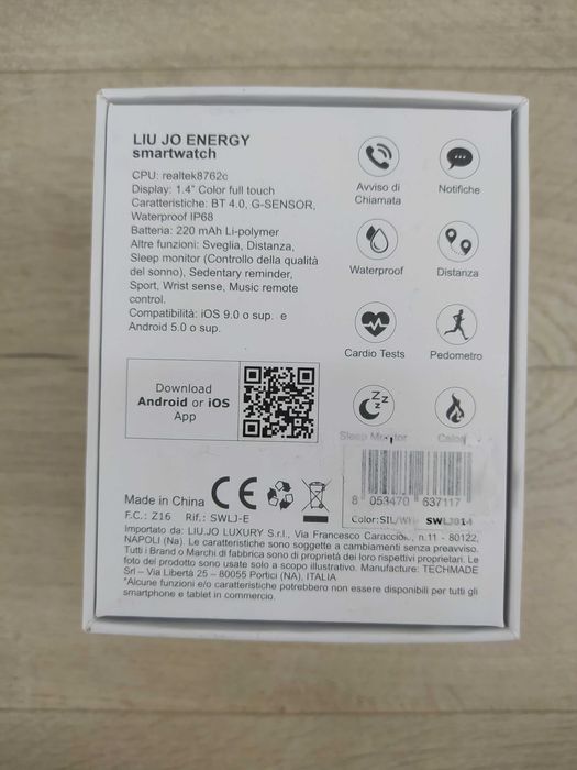 Liu Jo Smartwatch Energy SWLJ014 Biały