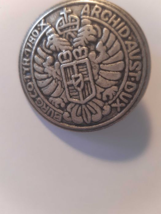 Botão Casaco Antigo (Archid Avst Dux Burg Co Tyr 1780 X)
