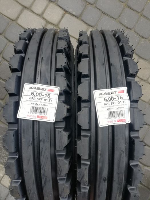 Opony 6.00 - 16 8PR rolnicze przód KABAT URSUS C330,C360,T25 6,00 600