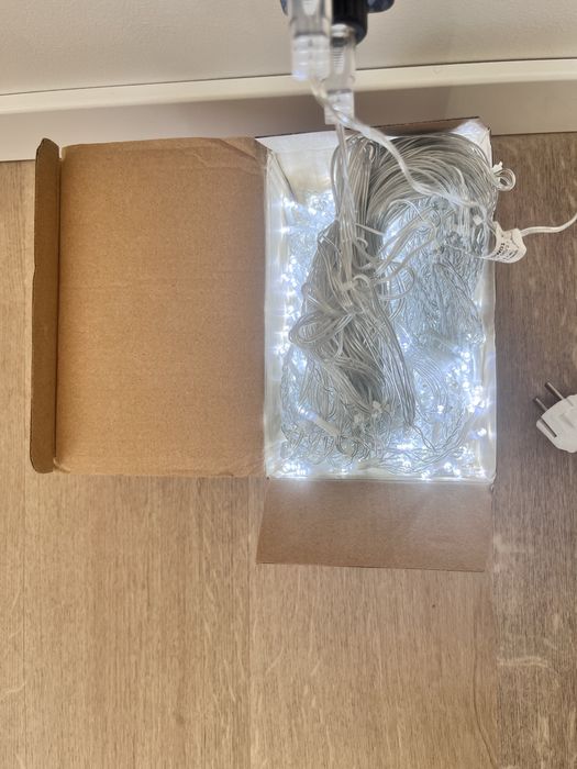 Lampki zewnętrzne sople LED 500 20m