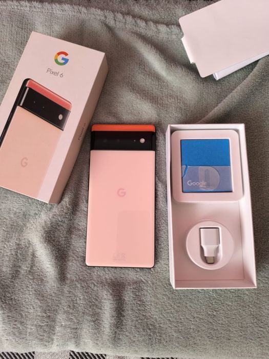 telefon Google Pixel 6 128 GB różowy koralowy