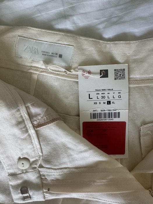 Шорти zara льон нові