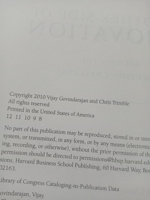 The Other Side of Innovation -  Govindarajan