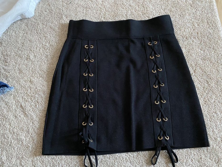 Spodniczka zara knit czarna 36 s