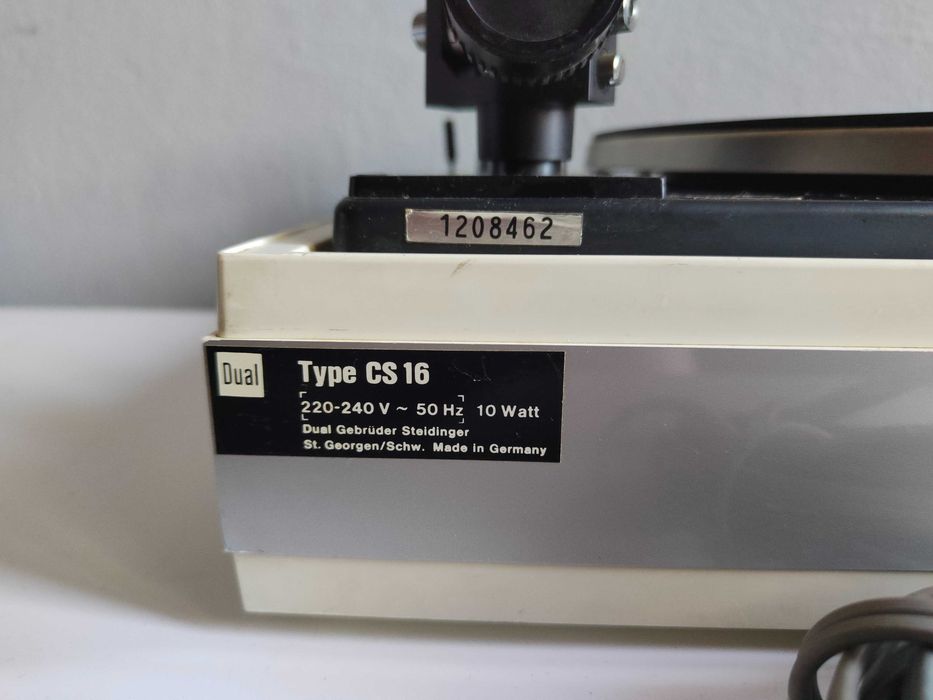 Gramofon Dual CS16 1214 uszkodzony