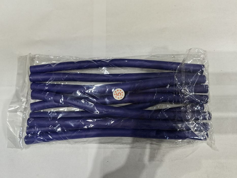 Walki do włosów papiloty 10 sztuk 24 cm fioletowe nowe DPD