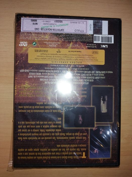 Novo e Selado DVD - " Espíritos Inquietos " Kevin Bacon