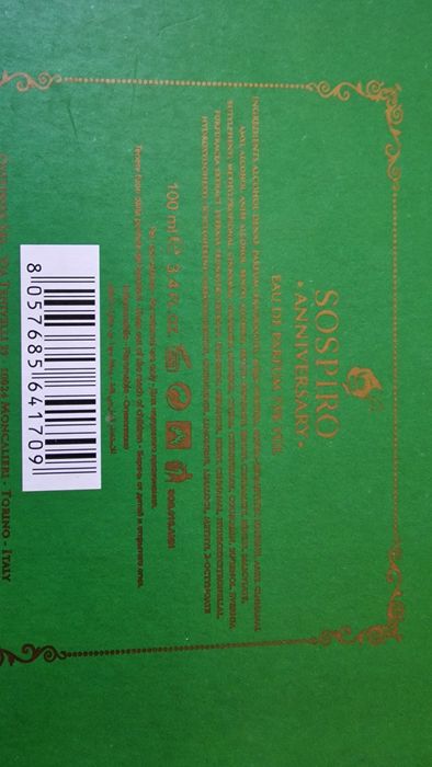 Sospiro Anniversary Edition