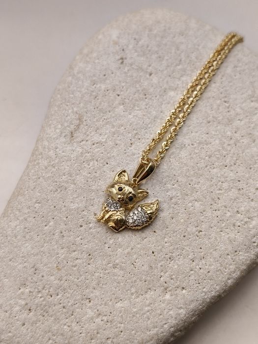 Złota zawieszka 585