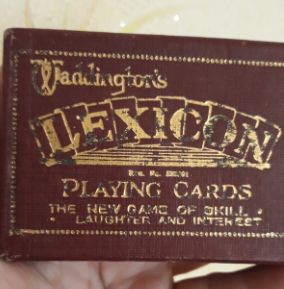 игра карты LEXICON английский waddingtons lexicon playing cards 1950-е