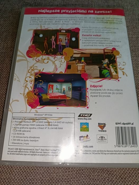 Gra komputerowa Bratz Szkoła talentów 4 Real wersja polska 2008