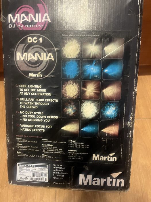 Projetores Dj Mania Martin
