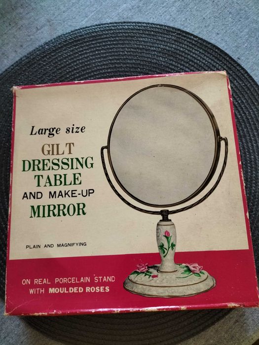 Porcelanowe lusterko dwustronne