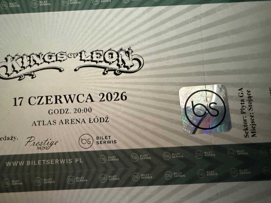 Bilety koncert Kings of Leon Łódź płyta GA