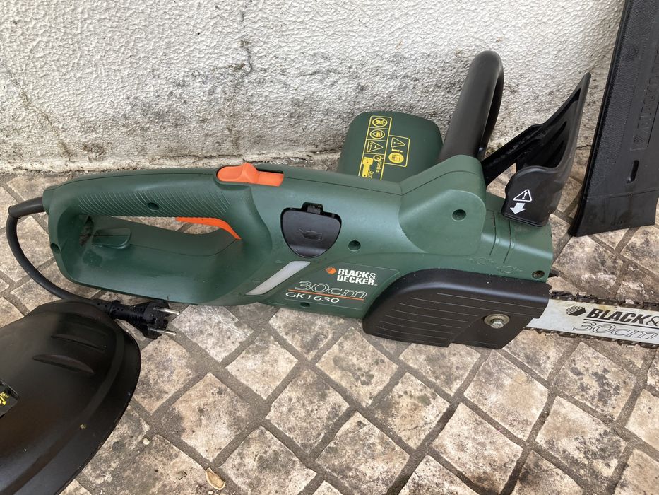Moto serra e aparador de relva como novos