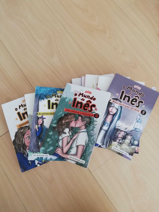 10 livros- coleção "o mundo da Inês"