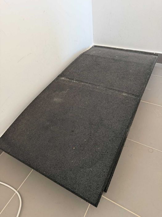 4 Placas de Borracha de Pneu para acesso a garagem - 100x50x4cm
