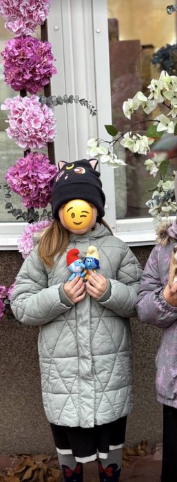 Куртка парка пальто демісезонне осіннє демі Zara 7 років 128см