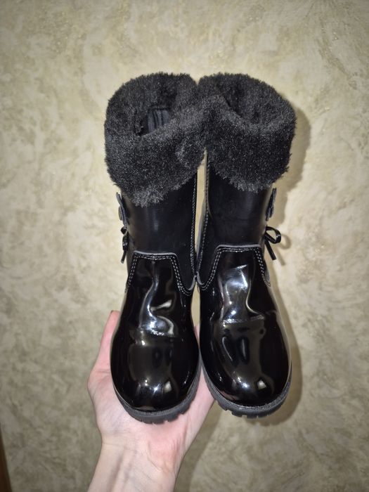 Нові Сапоги сапожки зимові для дівчинки 16.5 - 17 см, розмір 8