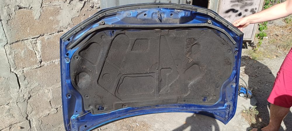 Капот Mazda 6 синий цвет