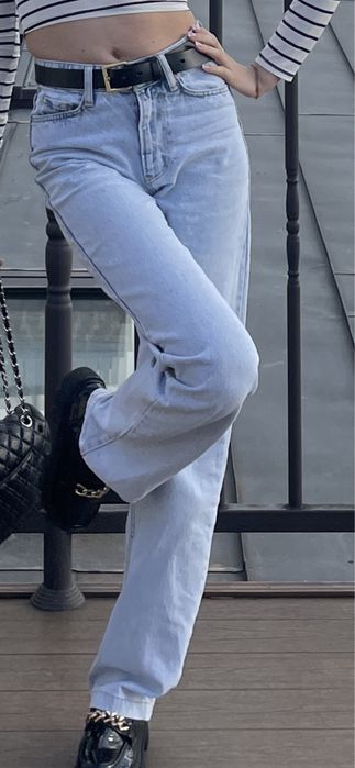 Прямі широкі  джинси