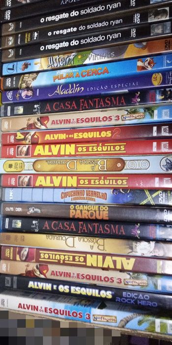 Dvd  Shrek Smurfs Dragão Pinóquio Madagáscar Panda Garfield
