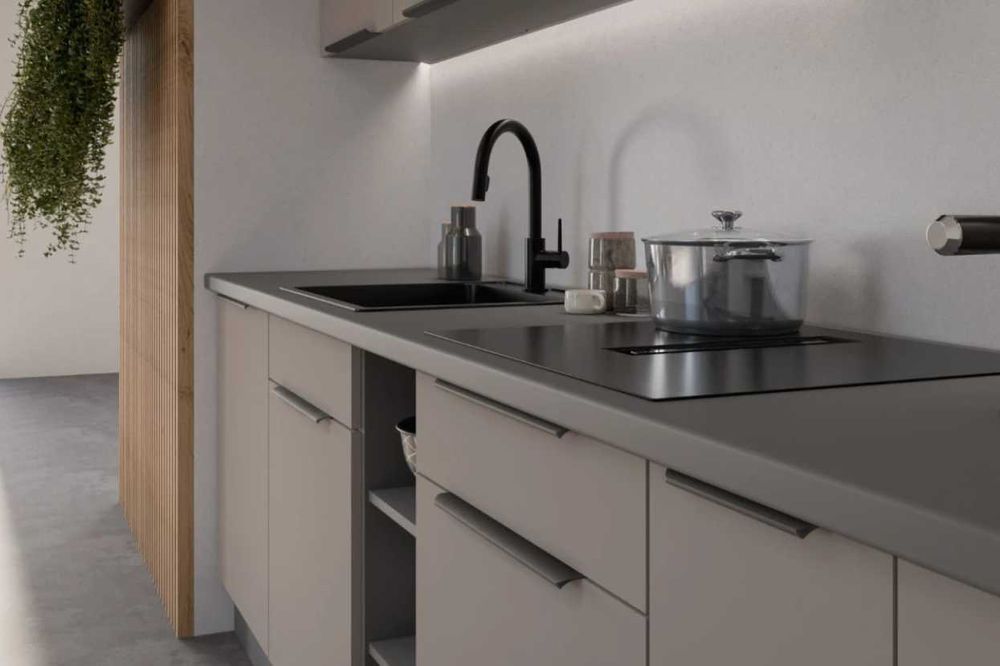 Zestaw mebli kuchennych AGA, niepalcujące fronty, szafki na sztuki !!!