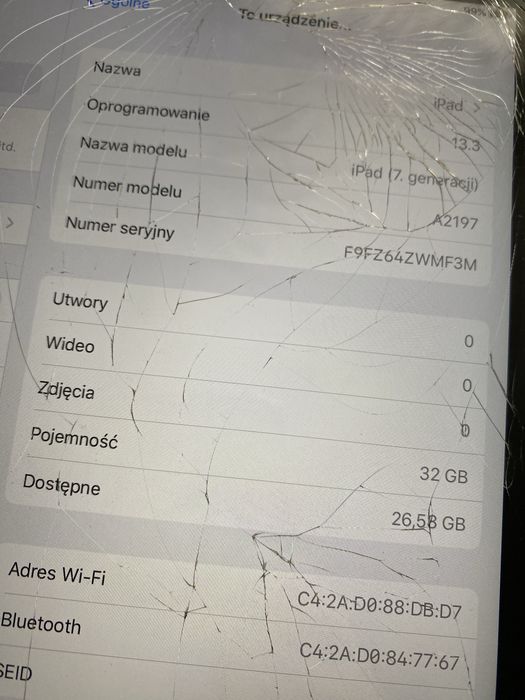 iPad a2197 Gen. 7 32GB
