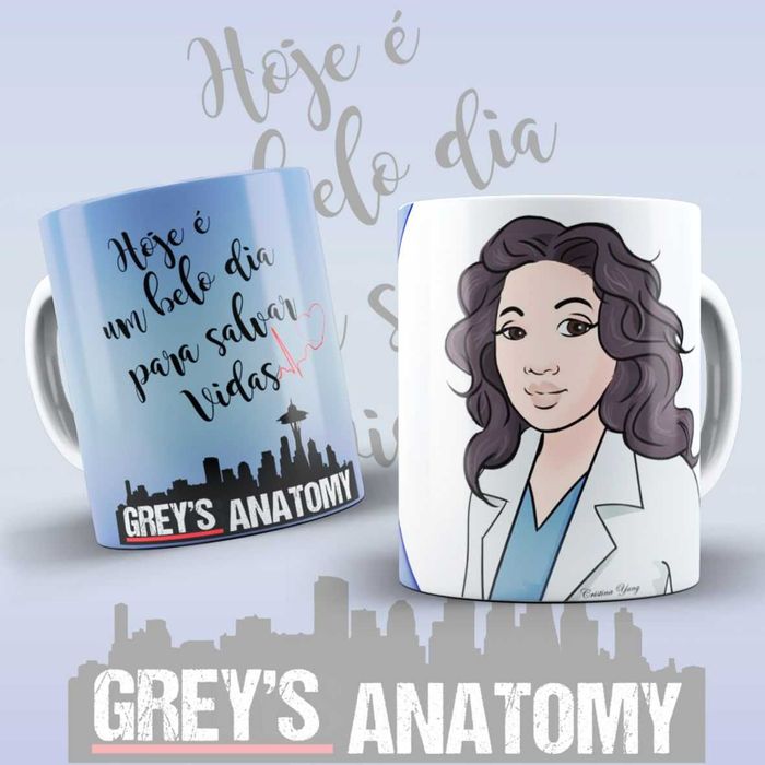 Caneca Grey's Anatomy - Série TV