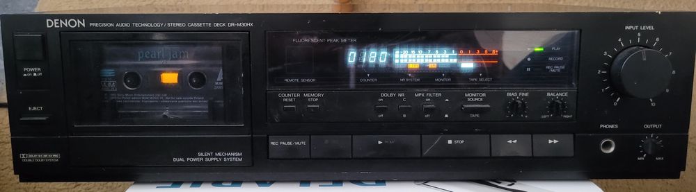 DENON DR-M30HX magnetofon 3 głowicowy z pilotem RC-101