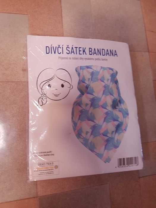 Бандана яркая разноцветная для девочки