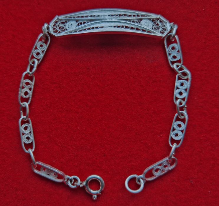 Pulseira em prata Filigrana