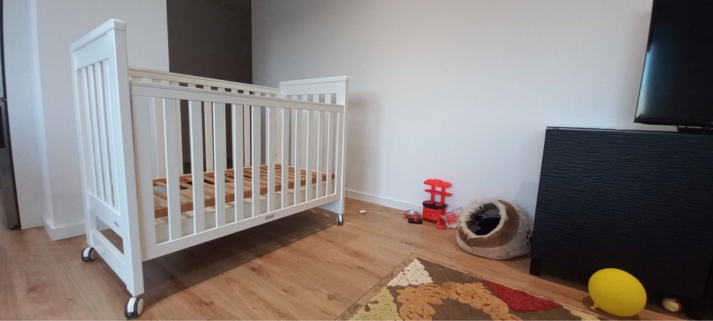 Berço trama como novo + colchao viscoelastico