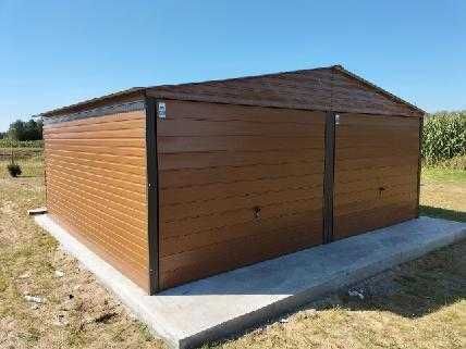 Garaż blaszany 6x5 m PREMIUM Garaże blaszane 6x5 6x5.8 6x6 producent !!!