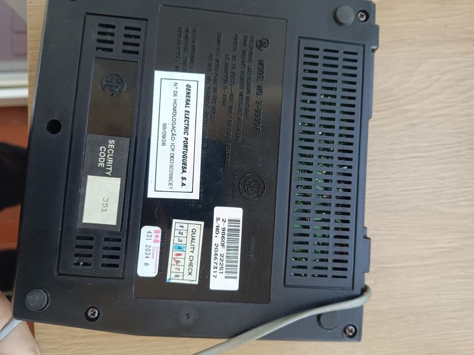 Atendedor chamadas Tlf fixo G.E.