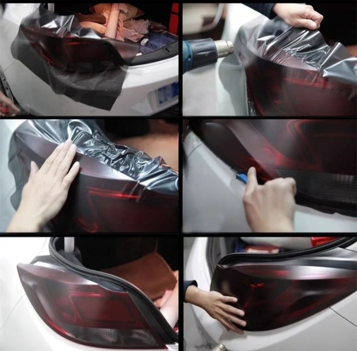 Тонувальна плівка на фари і стопи, антигравійна бронька 40см .