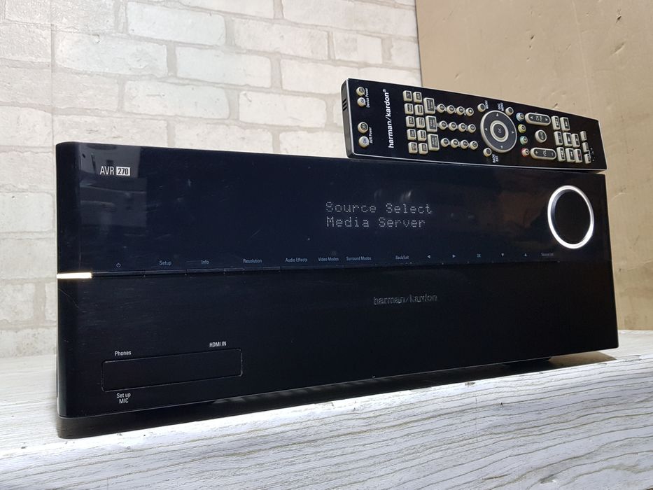 Пульт!7.1 AV-ресивер Harman-Kardon AVR 270 7х100Вт,USB,3D,4K,AirPlay