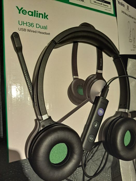 Sluchawki Yealink UH36 Dual - jack, usb